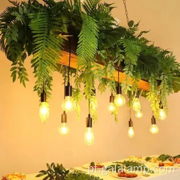 O elegante grande lustre LED para decoração de restaurante